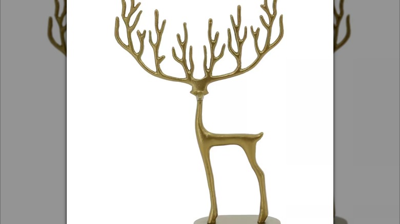 Michaels Gold Metal Reindeer Tabletop Décor