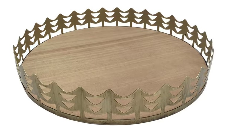Michaels 12-Inch Gold Tree Tray