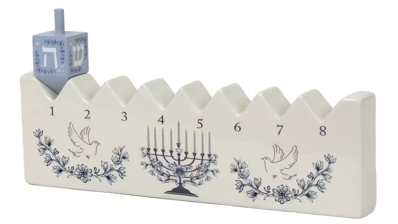Michaels Hanukkah Ceramic Tabletop Countdown