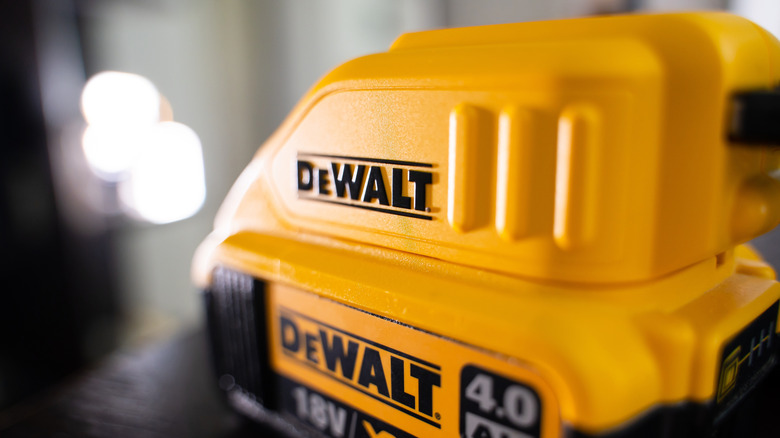 Classic yellow DeWalt tool