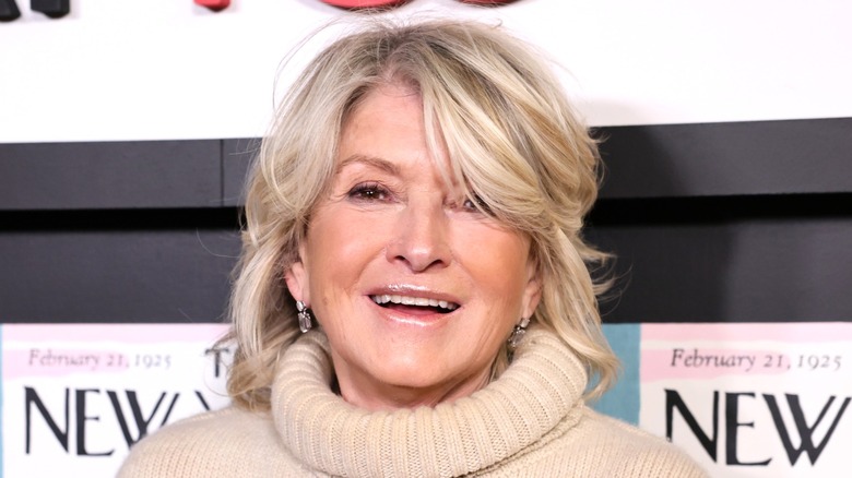 Martha Stewart smiling during event