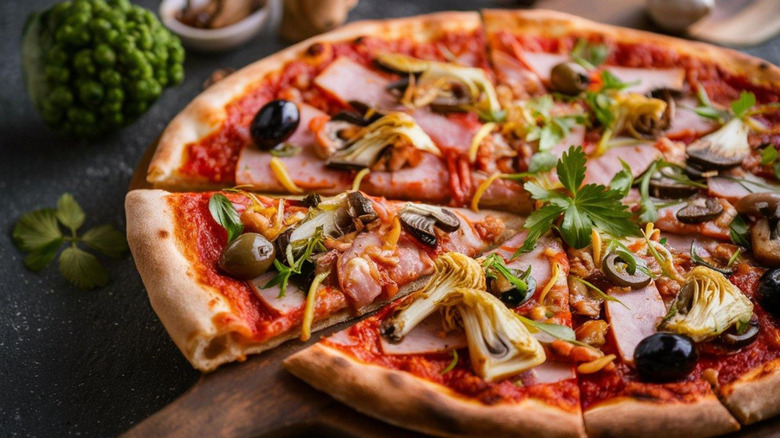 perfectly cooked pizza