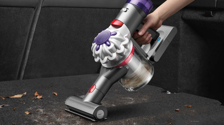 Dyson handheld car and boat vacuum cleaner