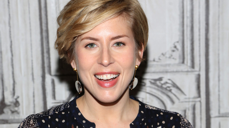 Erin Napier in a candid shot smiling