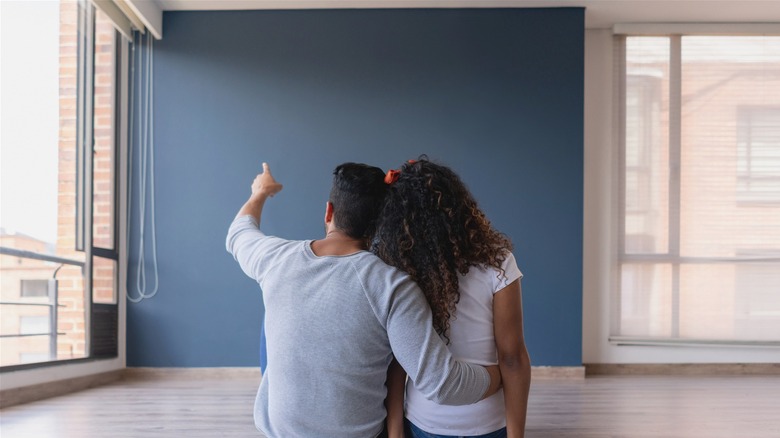 Couple planning update to accent wall