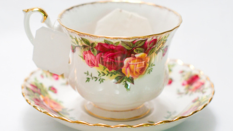Royal Albert Tea Cup with Tea Bag