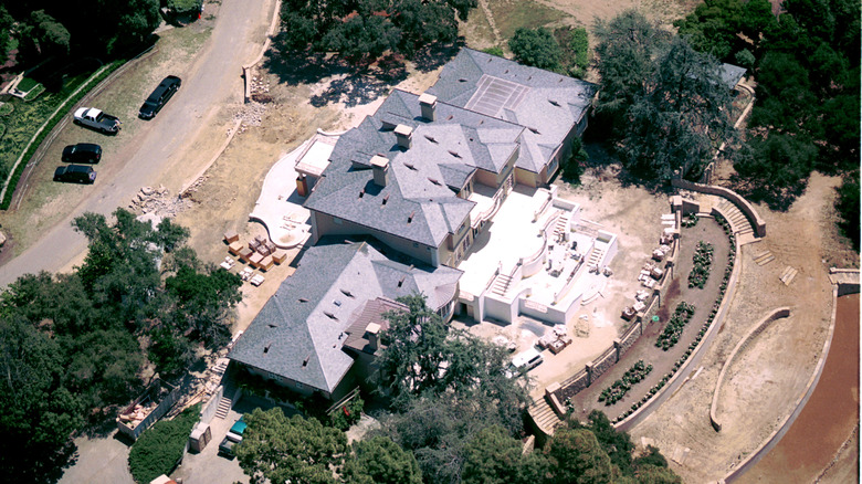 Oprah Winfrey's California home, The Promised Land, under construction in 2001