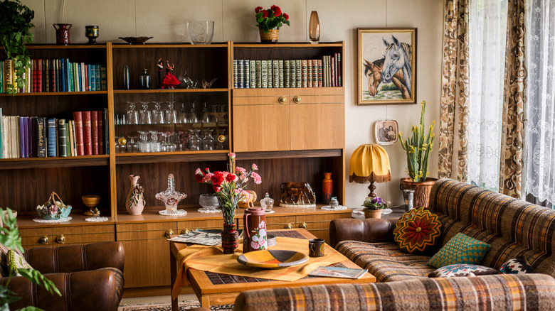 An old school living room