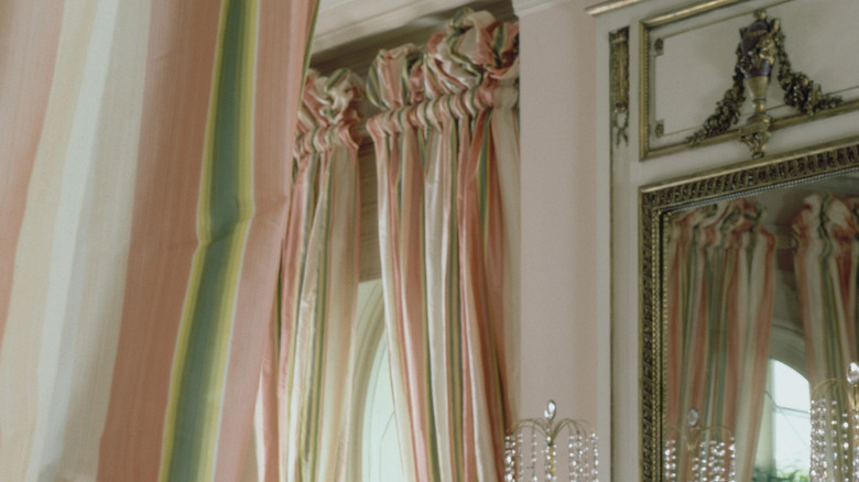 Drapes from a 1987 San Francisco home