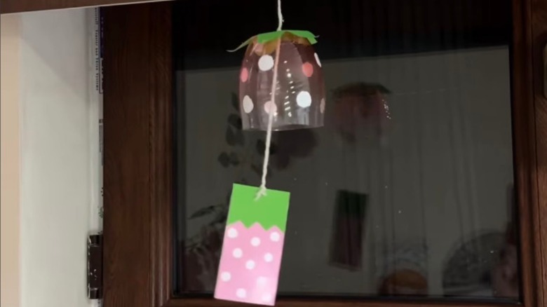 Strawberry themed wind chime