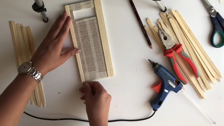 Making a tote out of recycled materials