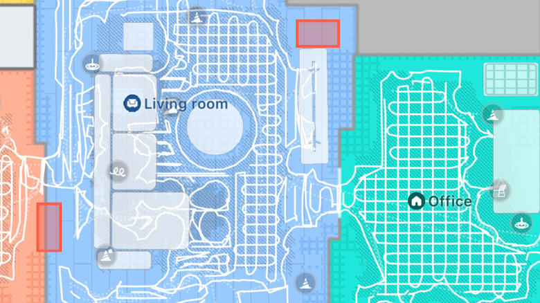 In progress map tracking of the Roborock Qrevo Edge 3 Pro robot vacuum