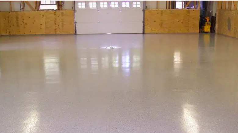 Polyaspartic garage flooring by FlooringINC