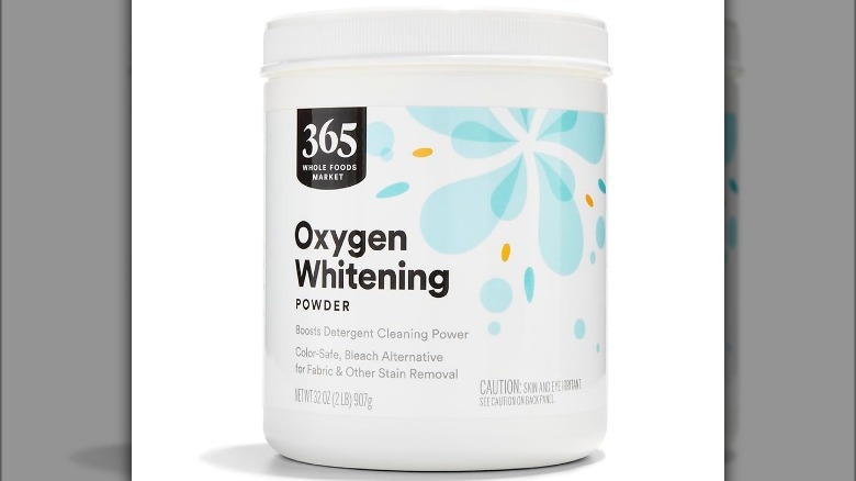 Jar of 365 Whole Foods Market oxygen bleach