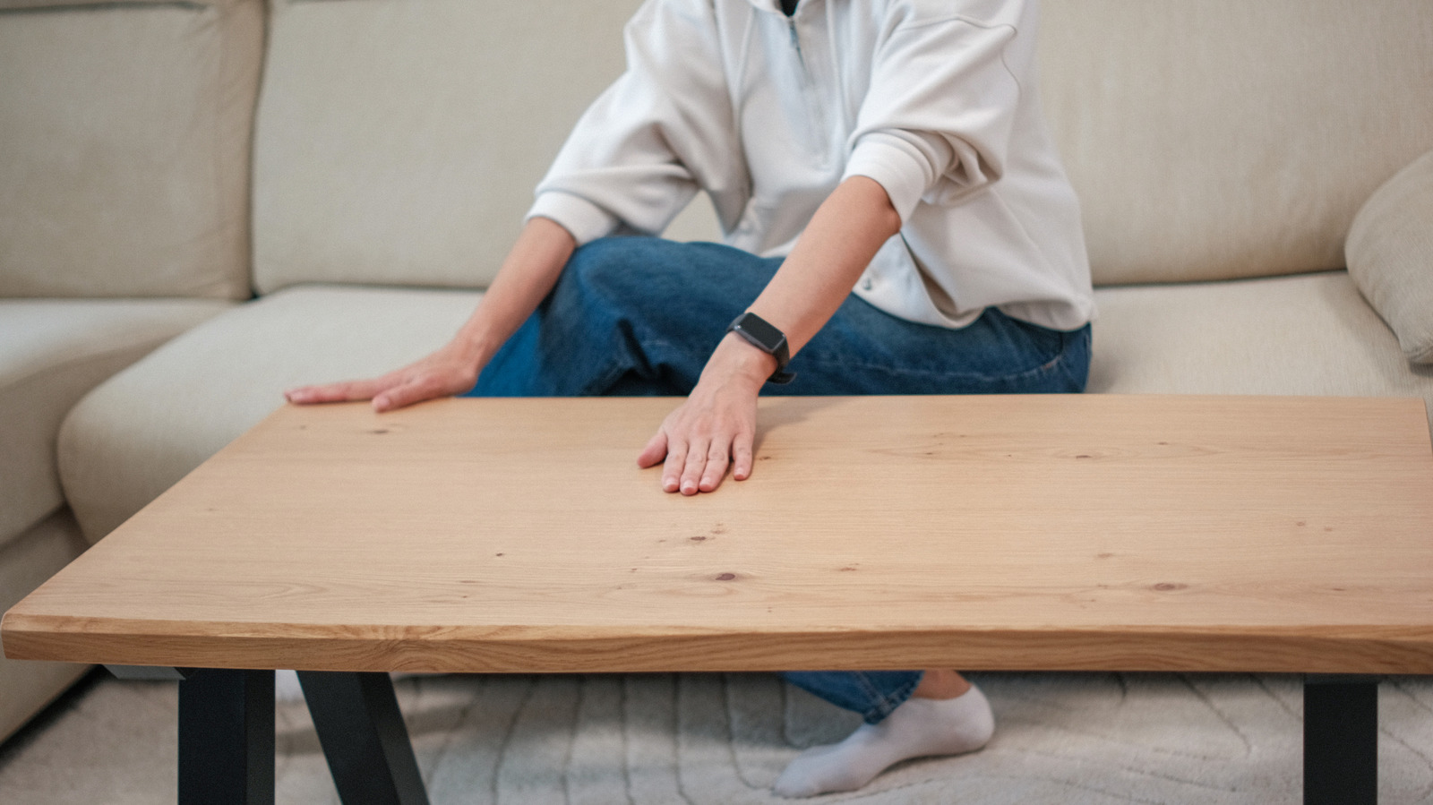 Skip Paint: DIY An Elegant Coffee Table With A Budget-Friendly Amazon Find
