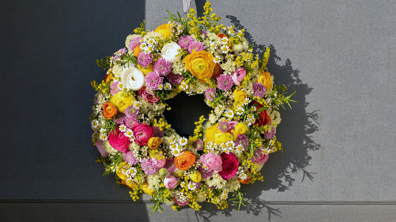 Skip Traditional Wreaths: A Fun Spring Door Decor Idea You'll Love