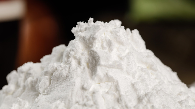 a pile of cornstarch
