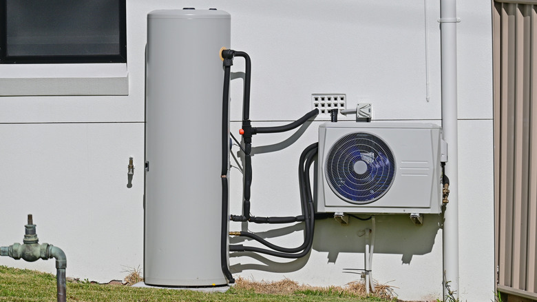 A heat pump hot water heater