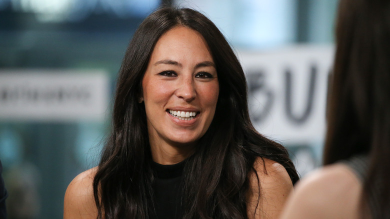 Joanna Gaines smiles during an interview