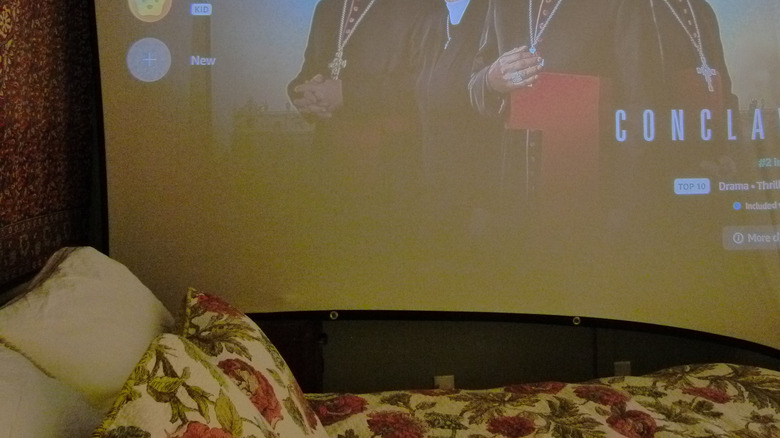 Image from the Yaber T2, hastily set up in a bright bedroom