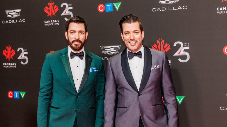 Drew and Jonathan Scott, aka the Property Brothers, at a gala