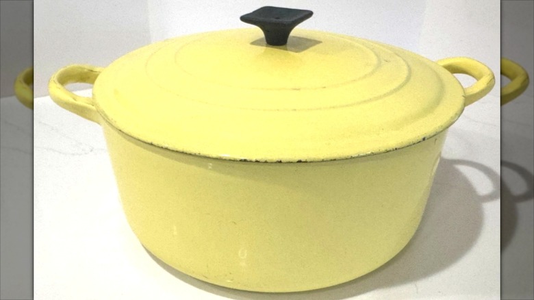 Elysees Yellow Le Creuset Pot