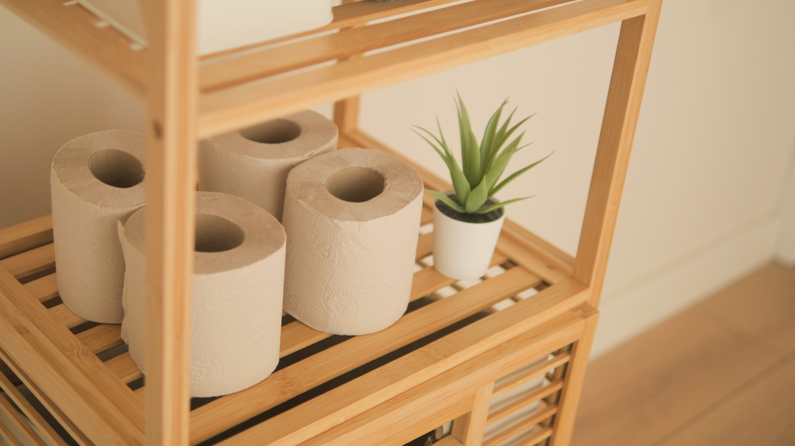 The Easy Way To Store Extra Toilet Paper (Without Shelves Or Baskets)