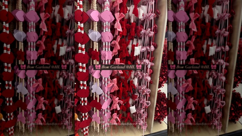 bow garlands on sale at Hobby Lobby