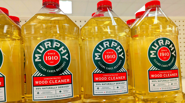 Bottles of Murphy Oil Soap concentrate