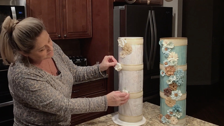 decorating DIY toilet paper storage