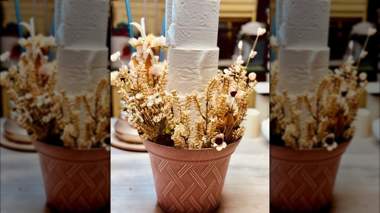 Plunger turned into DIY toilet paper holder