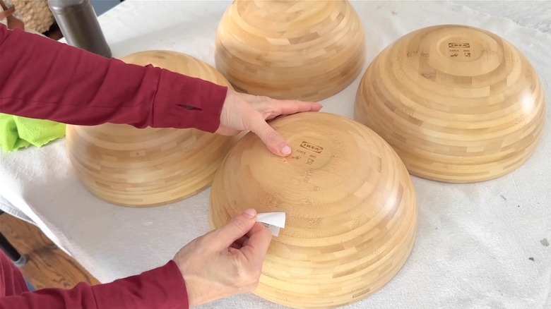 IKEA BLANDA MATT serving bowls on a work surface