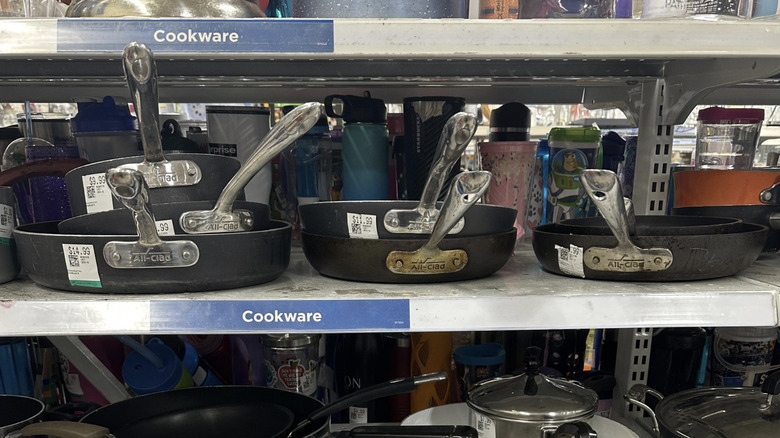 All-Clad pans at Goodwill.