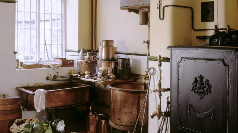 Old-fashioned scullery