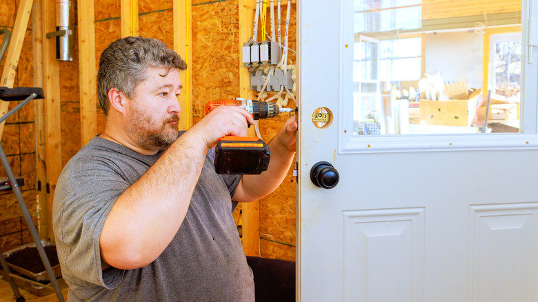 door knob install