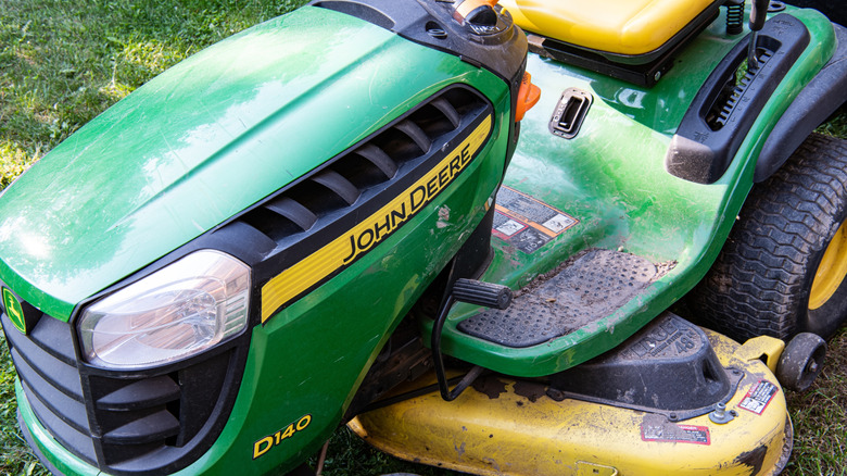 John Deere riding mower