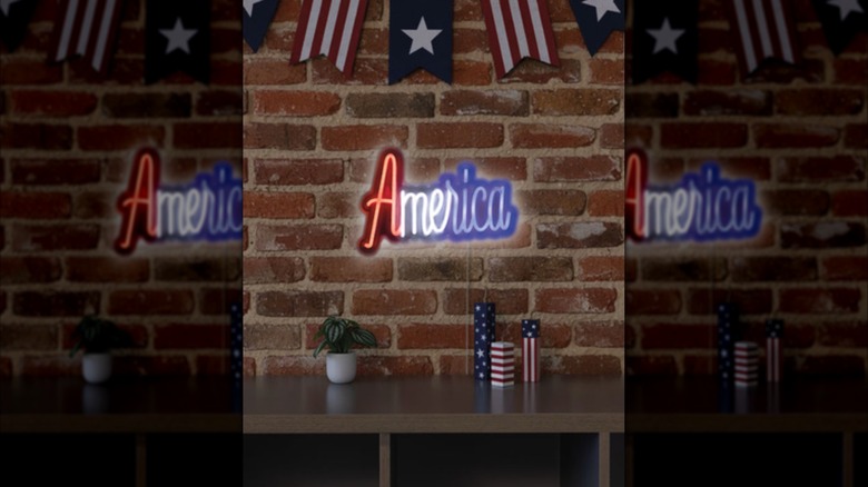 Kirkton House America Neon Sign