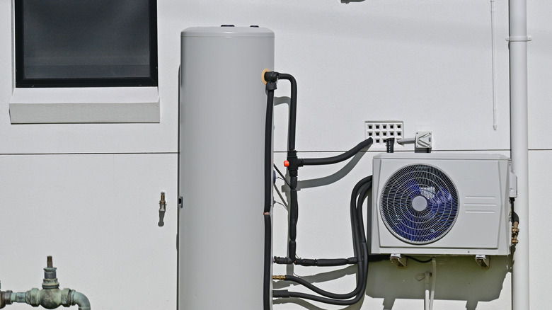 A heat pump hot water heater