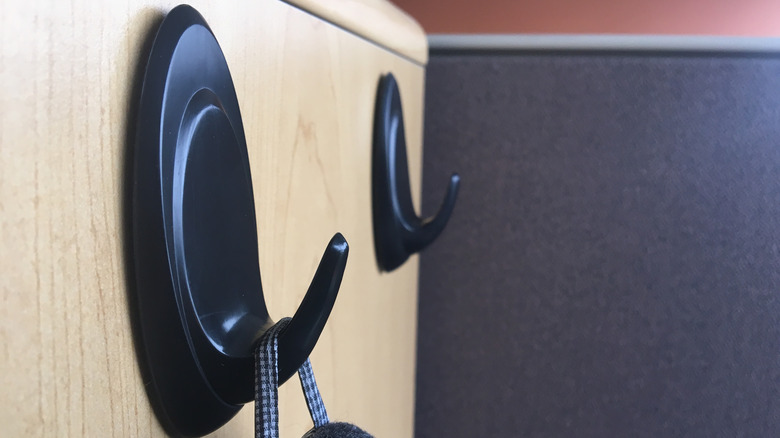 Keys hung on a Command Hook